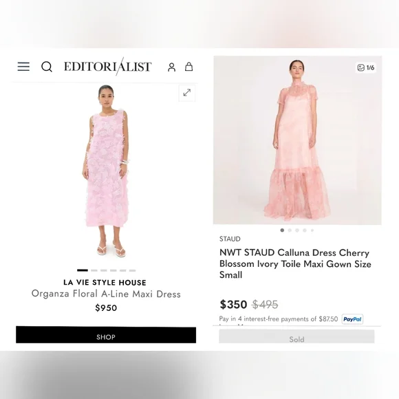 Mable- Pink Floral Maxi Dress - Lightweight Boho Style - Picture 9 of 9